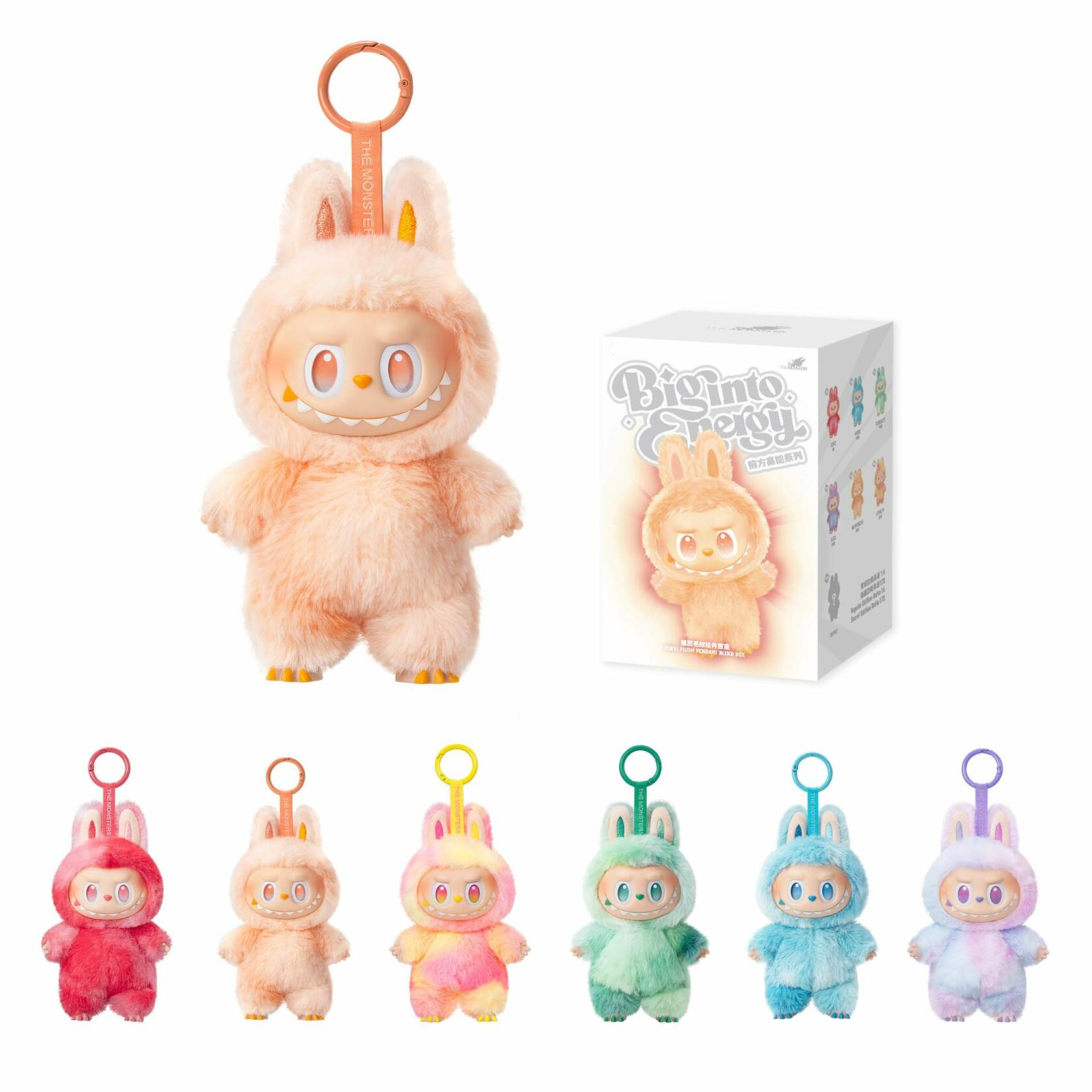 Original Labubu Doll – 7inch Plush Toy Figure | Pop Mart Blind Box Collectible | Cute Labubu Keychain Plushie with Hanging Loop Cute Labubu Bunny Doll – Soft Plush Toy Figure with Flower