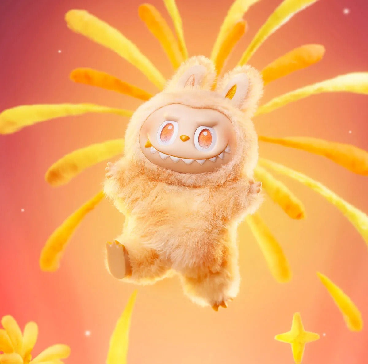 Original Labubu Doll – 7inch Plush Toy Figure | Pop Mart Blind Box Collectible | Cute Labubu Keychain Plushie with Hanging Loop Cute Labubu Bunny Doll – Soft Plush Toy Figure with Flower
