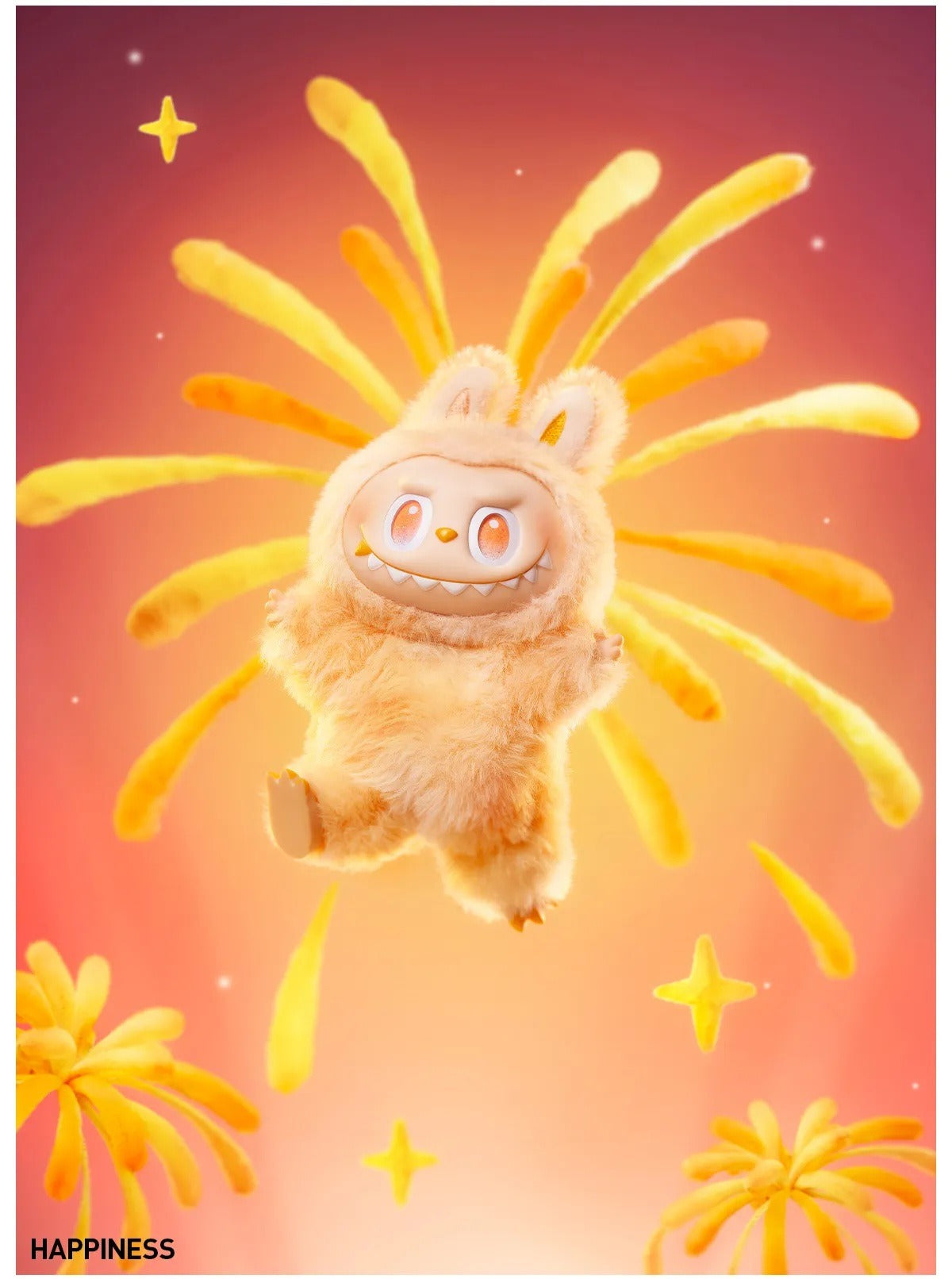 Original Labubu Doll – 7inch Plush Toy Figure | Pop Mart Blind Box Collectible | Cute Labubu Keychain Plushie with Hanging Loop Cute Labubu Bunny Doll – Soft Plush Toy Figure with Flower