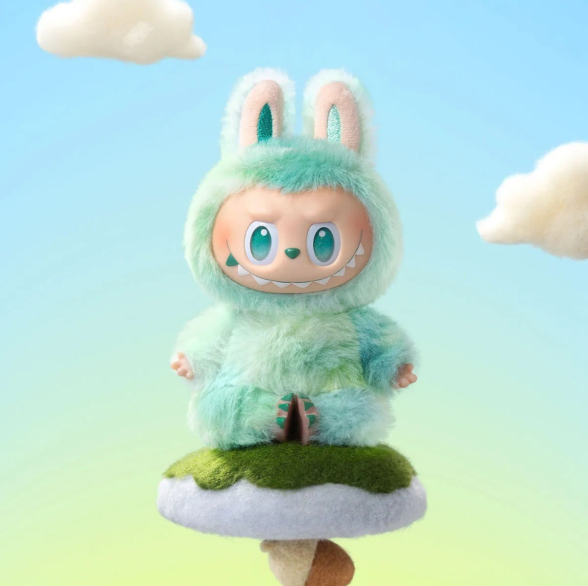 Original Labubu Doll – 7inch Plush Toy Figure | Pop Mart Blind Box Collectible | Cute Labubu Keychain Plushie with Hanging Loop Cute Labubu Bunny Doll – Soft Plush Toy Figure with Flower